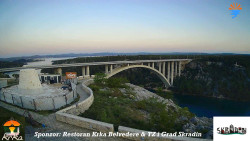 Skradin, řeka Krka, most A1