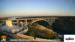 Skradin, řeka Krka, most A1