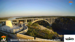 Skradin, řeka Krka, most A1