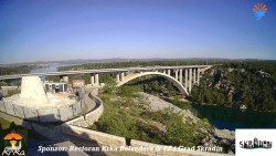 Skradin, řeka Krka, most A1