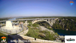 Skradin, řeka Krka, most A1