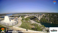 Skradin, řeka Krka, most A1