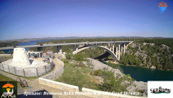 Skradin, řeka Krka, most A1