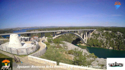 Skradin, řeka Krka, most A1