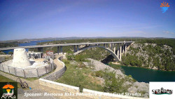 Skradin, řeka Krka, most A1