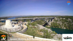 Skradin, řeka Krka, most A1