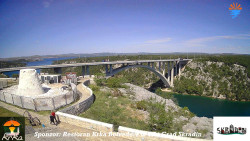 Skradin, řeka Krka, most A1