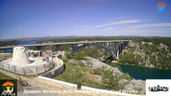 Skradin, řeka Krka, most A1