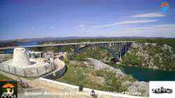 Skradin, řeka Krka, most A1