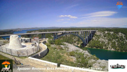 Skradin, řeka Krka, most A1