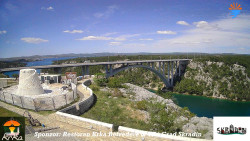 Skradin, řeka Krka, most A1