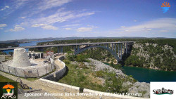 Skradin, řeka Krka, most A1