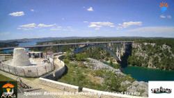 Skradin, řeka Krka, most A1