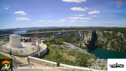 Skradin, řeka Krka, most A1