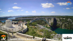 Skradin, řeka Krka, most A1