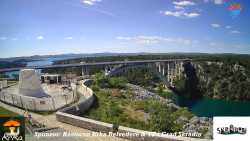 Skradin, řeka Krka, most A1