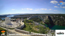 Skradin, řeka Krka, most A1