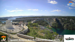 Skradin, řeka Krka, most A1