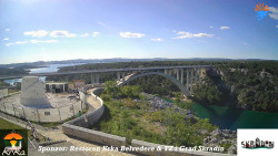 Skradin, řeka Krka, most A1