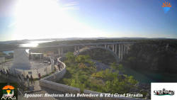 Skradin, řeka Krka, most A1