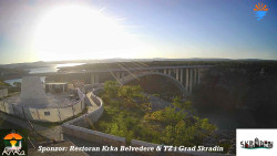 Skradin, řeka Krka, most A1