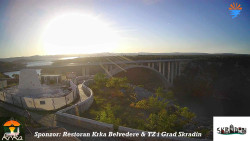 Skradin, řeka Krka, most A1