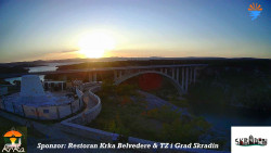 Skradin, řeka Krka, most A1