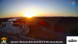 Skradin, řeka Krka, most A1