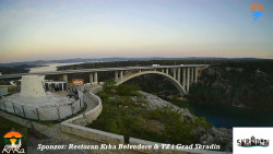 Skradin, řeka Krka, most A1