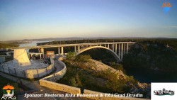 Skradin, řeka Krka, most A1