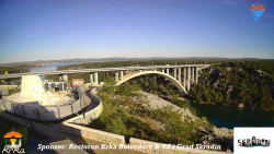 Skradin, řeka Krka, most A1