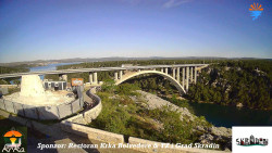 Skradin, řeka Krka, most A1