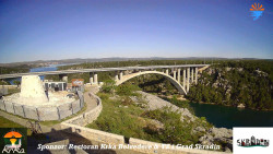 Skradin, řeka Krka, most A1