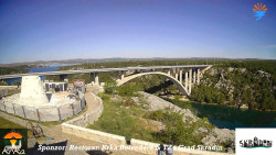 Skradin, řeka Krka, most A1