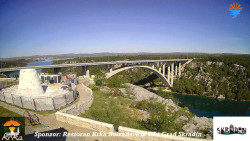 Skradin, řeka Krka, most A1