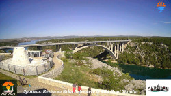 Skradin, řeka Krka, most A1