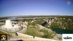Skradin, řeka Krka, most A1