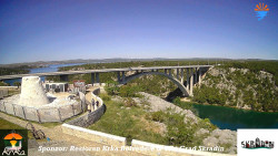 Skradin, řeka Krka, most A1