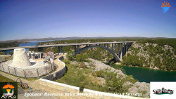 Skradin, řeka Krka, most A1