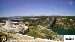 Skradin, řeka Krka, most A1