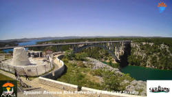 Skradin, řeka Krka, most A1
