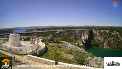 Skradin, řeka Krka, most A1