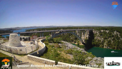 Skradin, řeka Krka, most A1