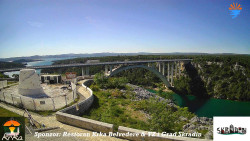 Skradin, řeka Krka, most A1