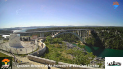 Skradin, řeka Krka, most A1