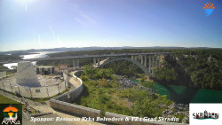 Skradin, řeka Krka, most A1