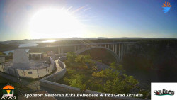 Skradin, řeka Krka, most A1