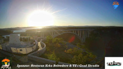 Skradin, řeka Krka, most A1