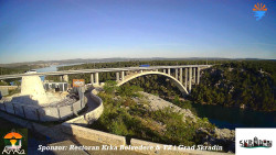 Skradin, řeka Krka, most A1