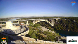 Skradin, řeka Krka, most A1